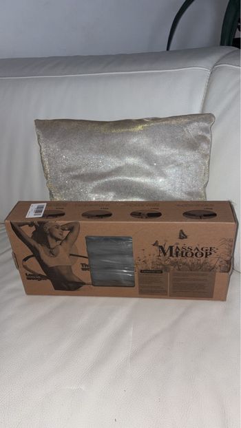 Cerceau Massage Hoop - Hula Hoop Fitness - Neuf - Noir/Gris