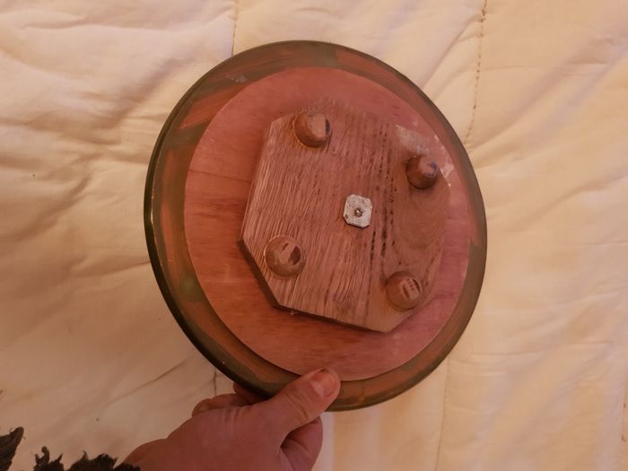 Plateau a fromage en céramique et en bois - photo numéro 2