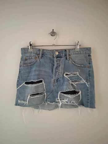 Mini-jupe avec dentelles, en taille 36