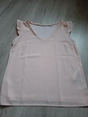 Haut rose poudre T Xs