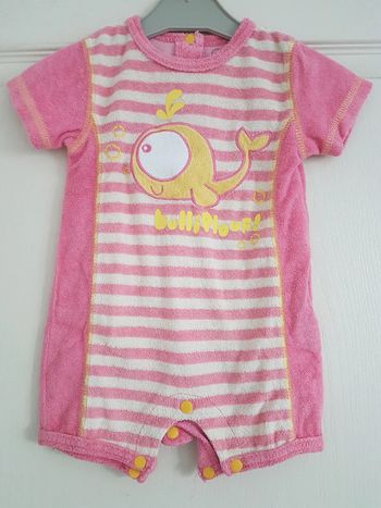 Barboteuse éponge 6 mois