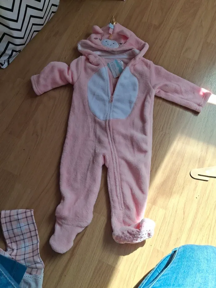 Combi licorne rose