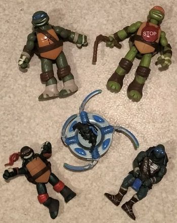 Lot figurines tortues ninja