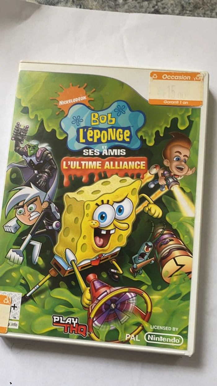 Bob l’éponge wii - photo numéro 1