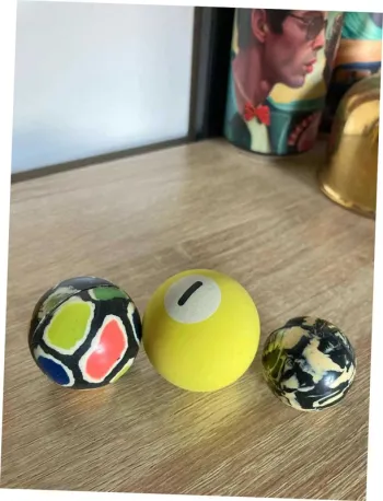 Lot de 3 balles rebondissantes