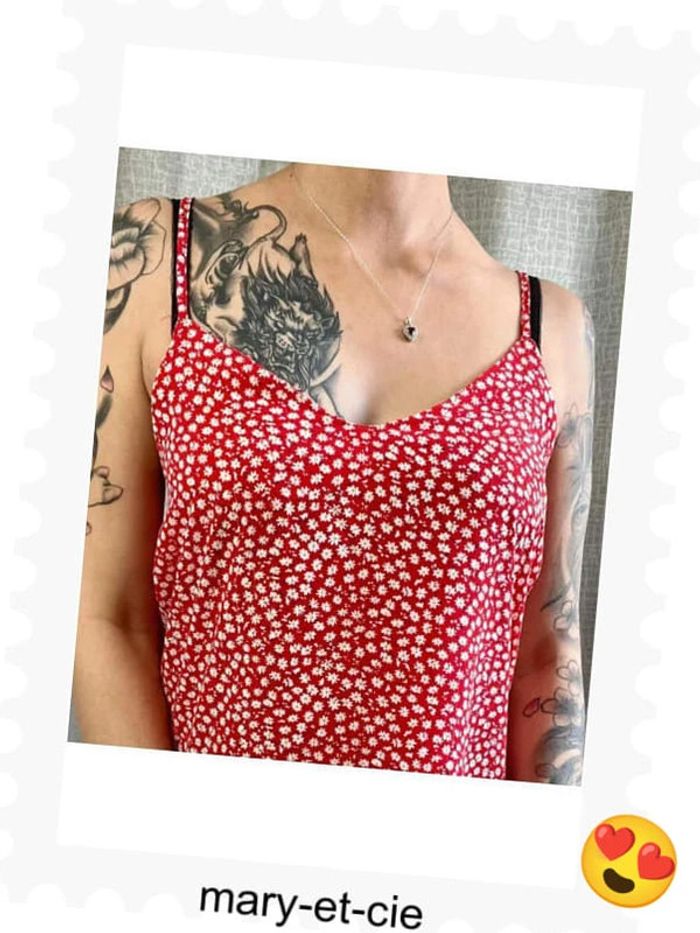 SOLDÉ - Robe longue à fines bretelles taille S - By one - photo numéro 5