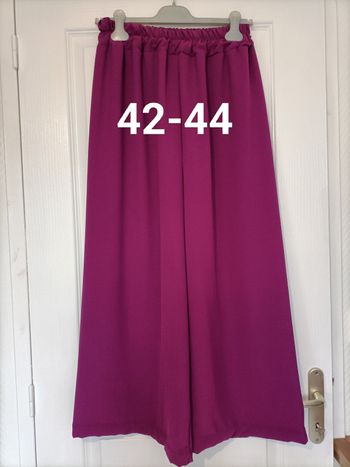 Pantalon violet fushia wide leg 42-44