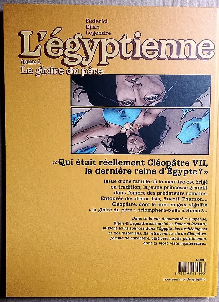 Bande dessinée cartonnée l'égyptienne tome  1  la gloire du père - photo numéro 4