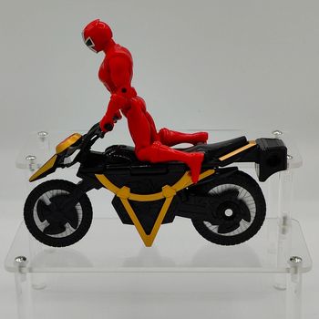 Moto/planeur + figurine rouge - power rangers