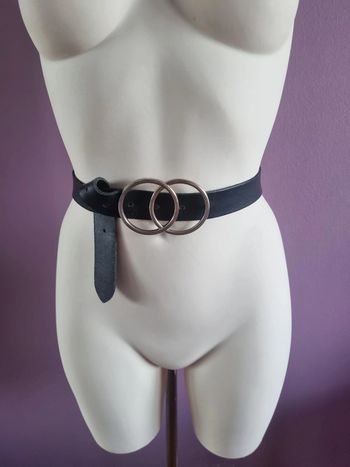 Ceinture boucle noire et doré