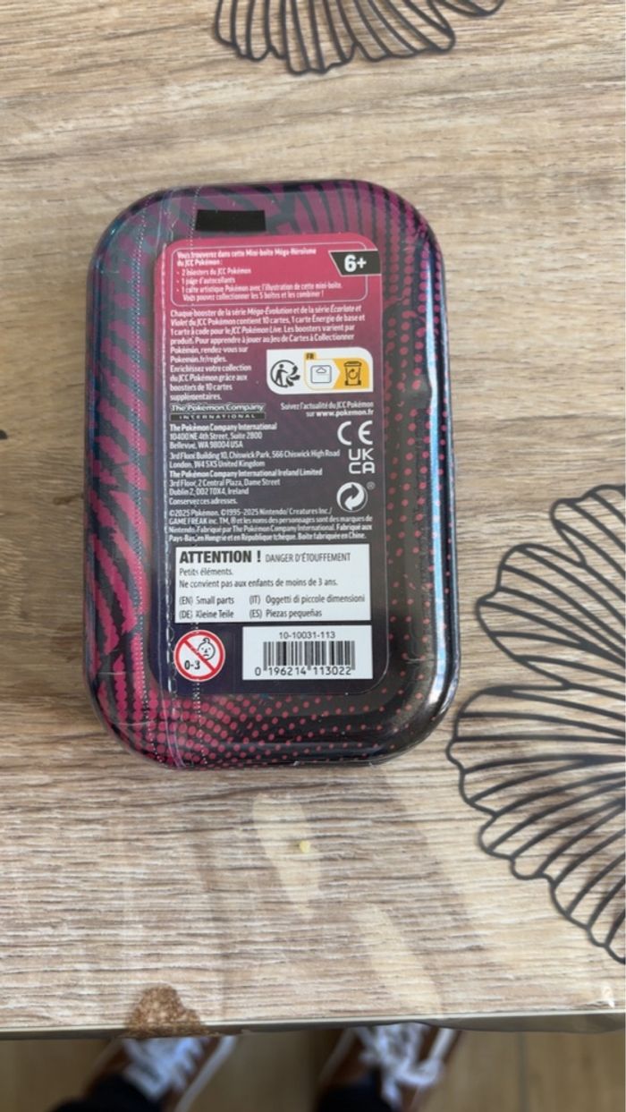 Mini tin Pokemon Mega Evolution Gardevoir - photo numéro 2