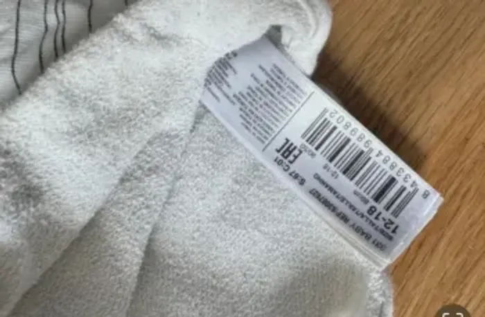 Short blanc à rayures fille 12/18 mois Mango - photo numéro 7