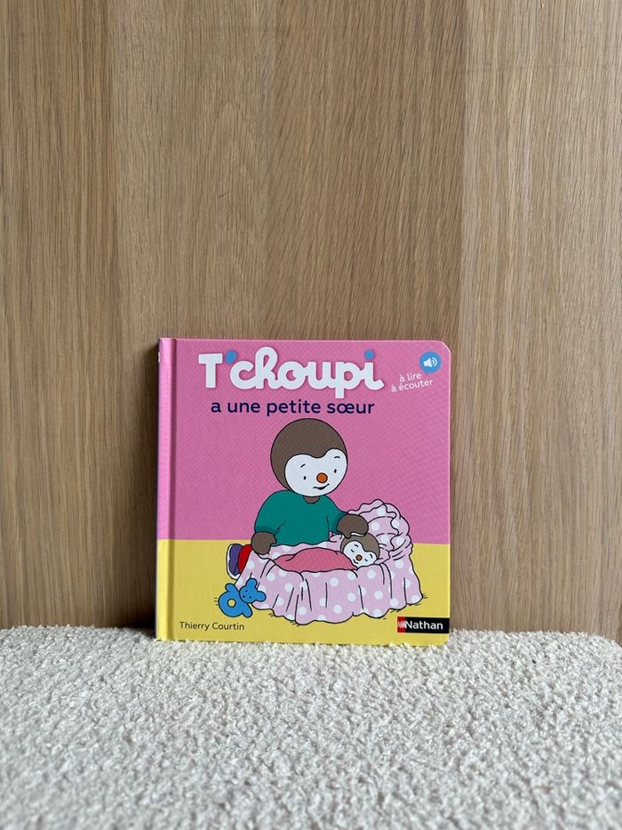 Livre t’choupi a une petite sœur