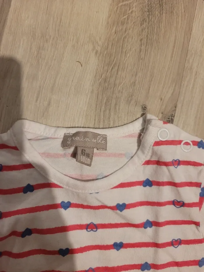 T-shirt 6 mois - photo numéro 2