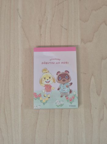 Mini bloc memo Animal Crossing
