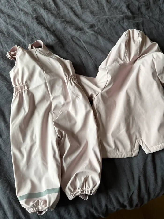Ensemble salopette manteau imperméable - photo numéro 6