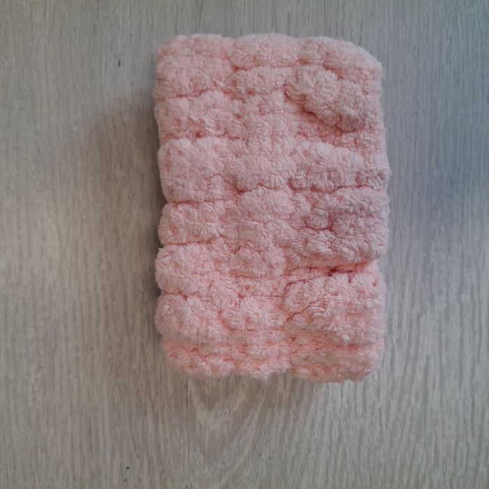 Lots de 3 bandeaux roses style matelassé avec nœuds pour soins du visage, NEUFS avec étiquettes. - photo numéro 6