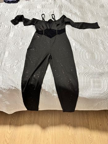 🌟 Combinaison noire élégante à paillettes – Effet chic & glamour 🌟