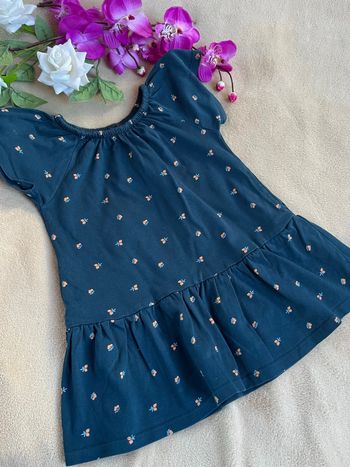 Robe bleue fleurie pour fille | 4ans | Sergent Major 