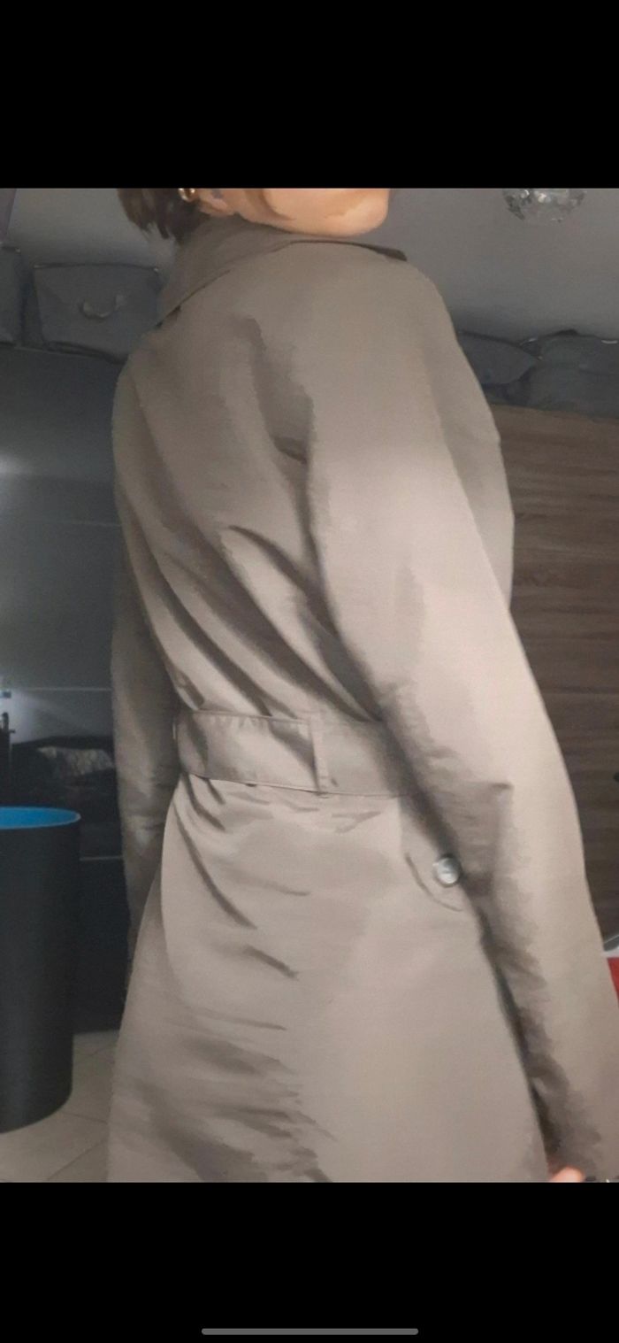 Manteau trench coat marron - photo numéro 2