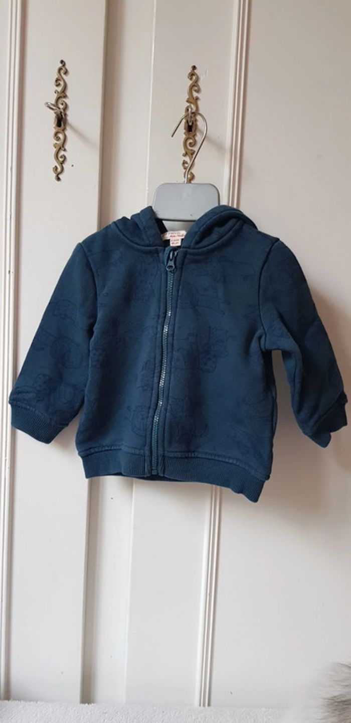 Gilet sweat zippé DPAM 6 mois