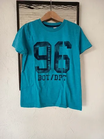 T shirt manches courtes Okaïdi bleu