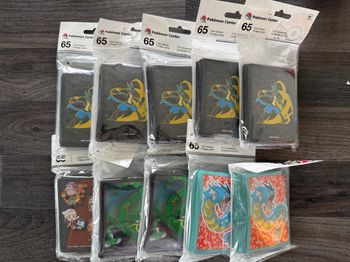 Lot Sleeve Pokemon center EXCLU