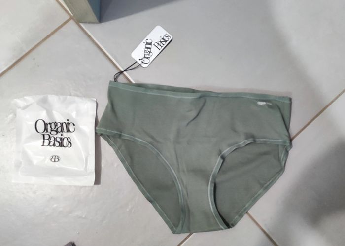 Lot 2 culottes taille mi-haute Organic Basics - photo numéro 3