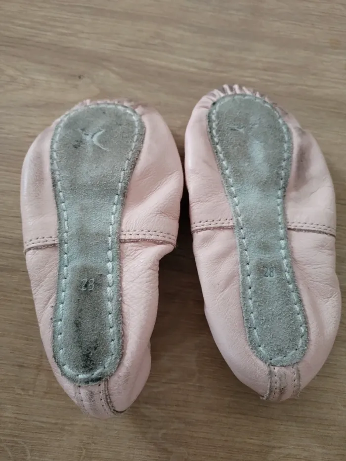 Demi-pointes danse en cuir pointure 28 Decathlon Domyos - photo numéro 2