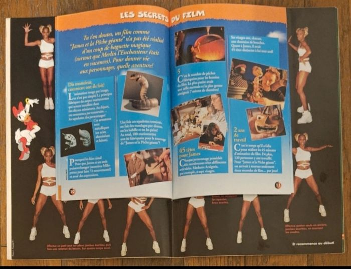 Ancien journal de mickey avec cadeau livret James et la pêche géante N°2348 de 1997 vintage - photo numéro 4