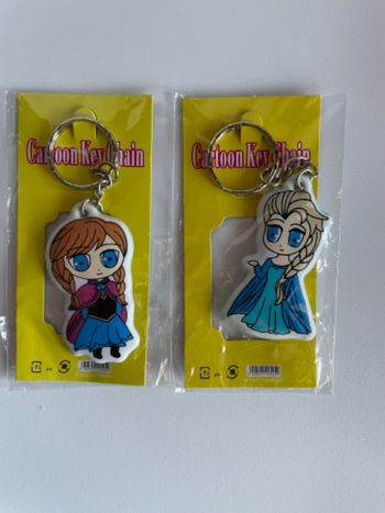2 porte clés Reine des neiges