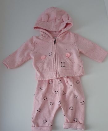 Lot ensemble rose + combinaison