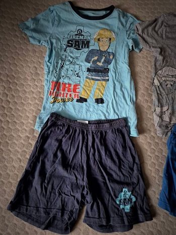 Pyjamas été garçon Sam le pompier