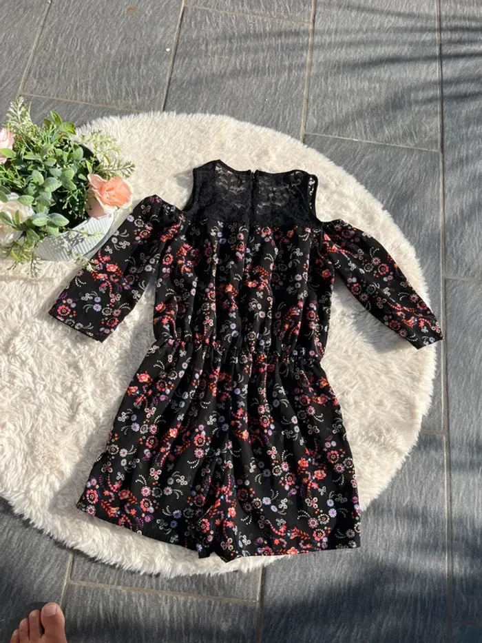 Combi short  floral 12 ans - photo numéro 2