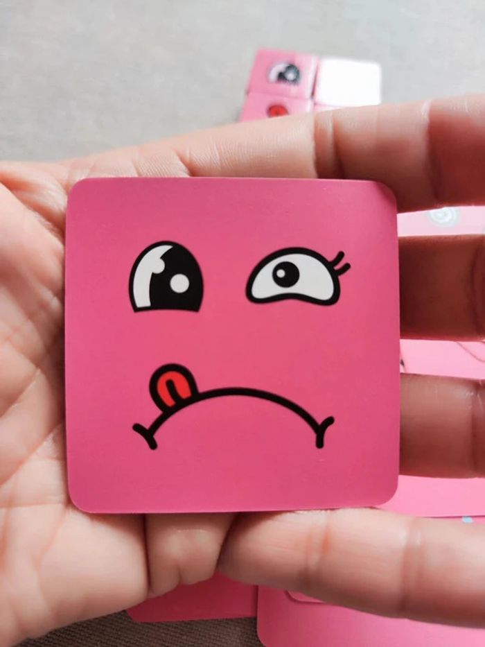 Jeu des émotions en bois - photo numéro 3