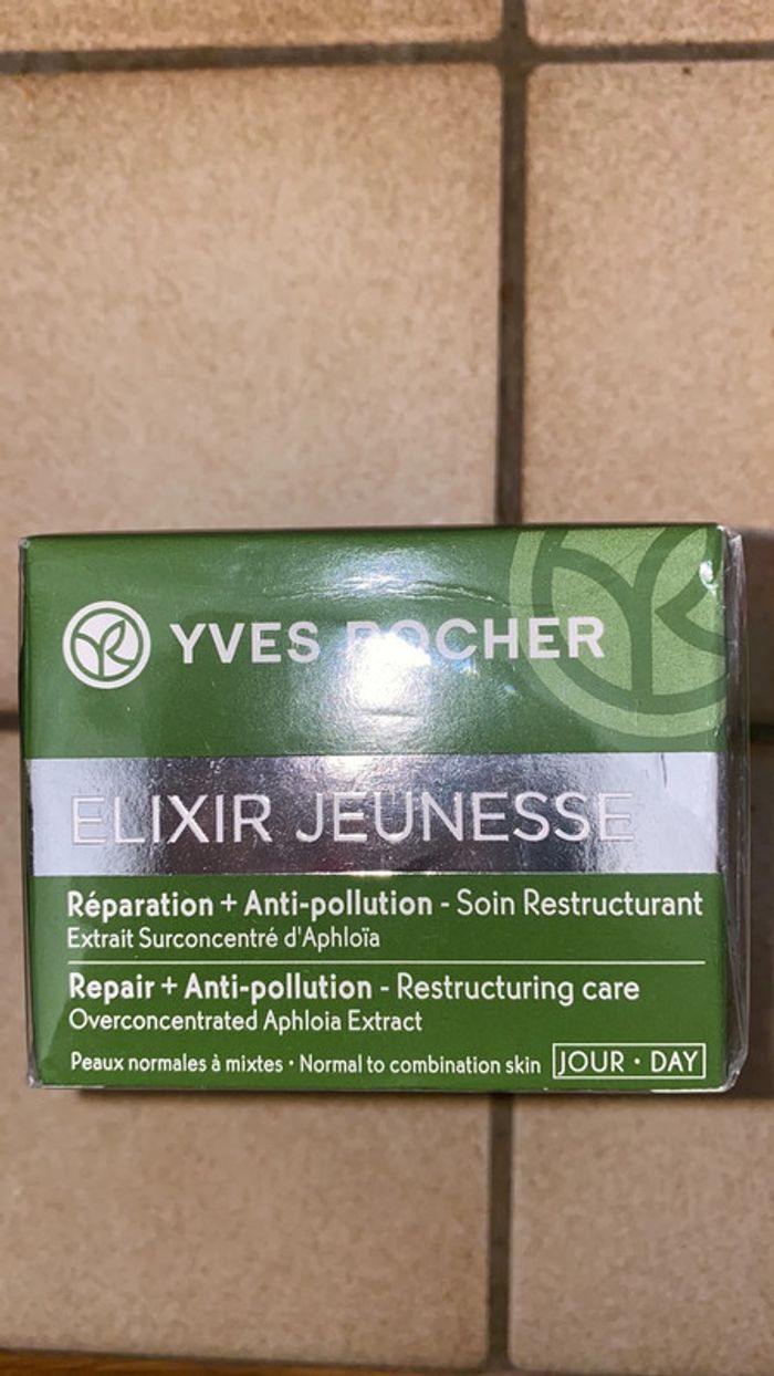 Crème Yves Rocher élixir jeunesse