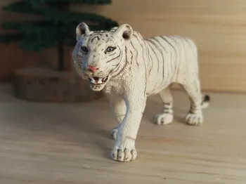 Schleich tigre blanc Figurine félin Animal de la savane