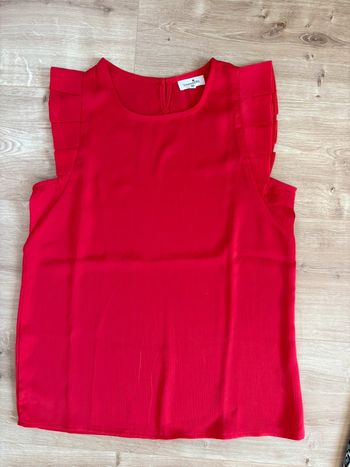 T-shirt blouse rouge Emma & Ella taille S