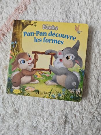 livre enfant bébé bunnies panpan découvre les formes