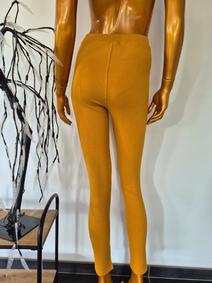 Legging Long Moutarde Femme Taille L/40 - photo numéro 2