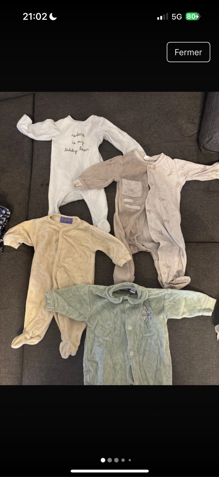 Lot 4 pyjamas