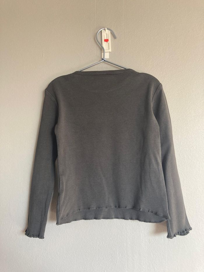 T-shirt Zara fille 6 ans (116 cm) manches longues motif galaxie – Très bon état - photo numéro 4