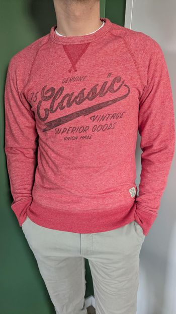 Sweat-shirt rouge / rose Jack & Jones