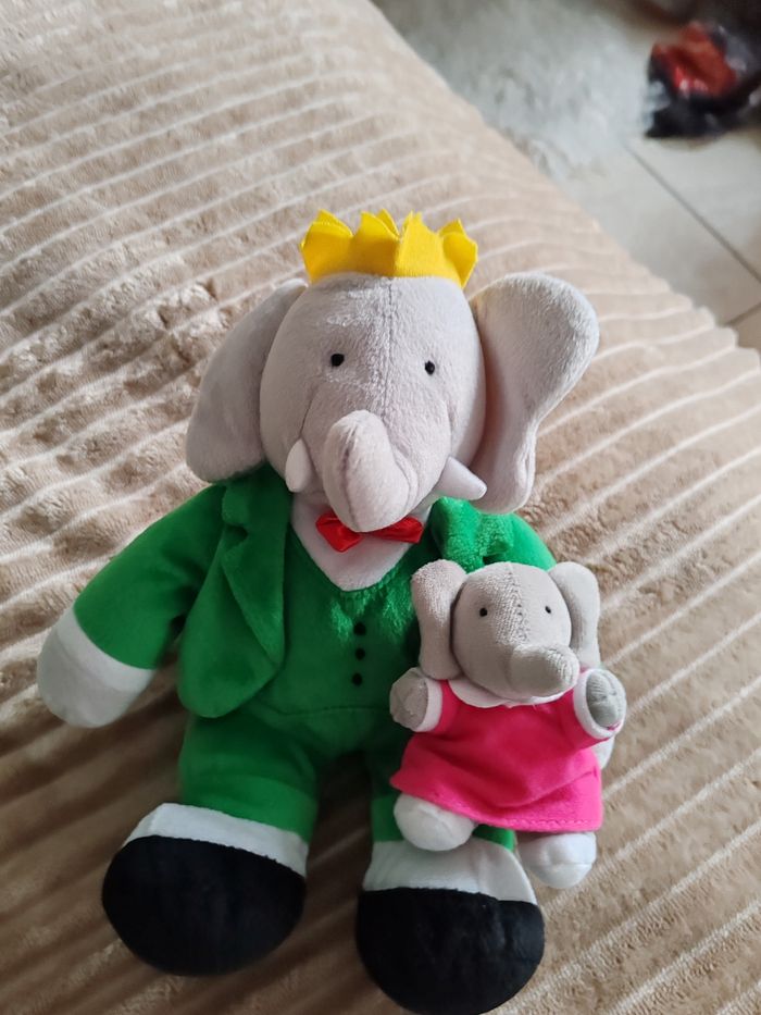 Lot peluche Babar - photo numéro 8