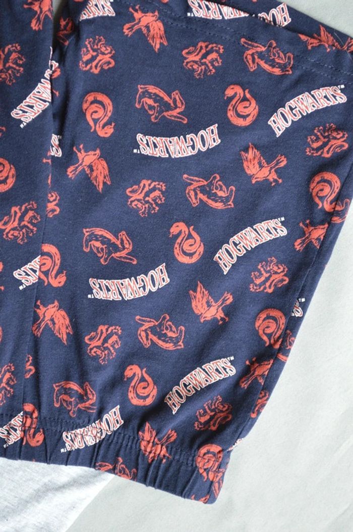 pyjamas deux pièces Harry Potter gris et marine taille 7 ans / 122 cm - photo numéro 5