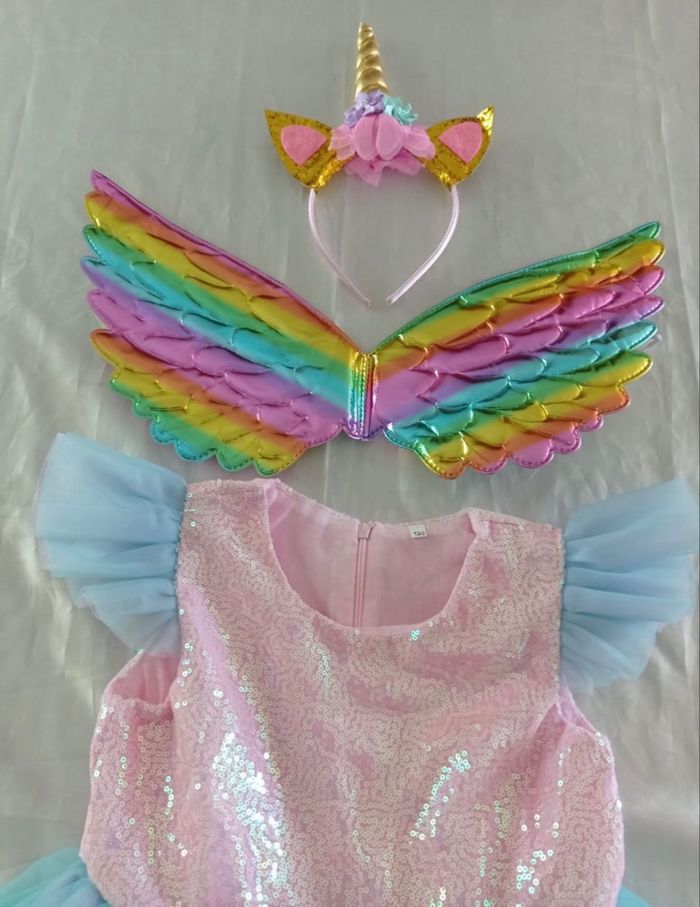 Déguisement princesse licorne froufrou 5ans - photo numéro 6