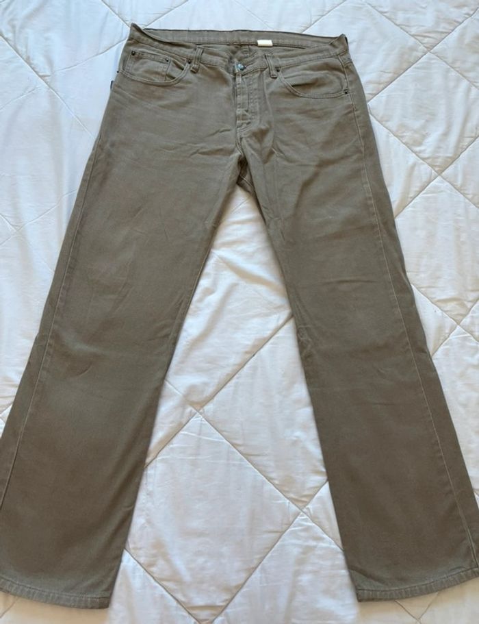 Jean homme Blue Mountain – marron/taupe/kaki – taille 2XL/50 relaxed fit droit vintage 2000s y2k - photo numéro 4