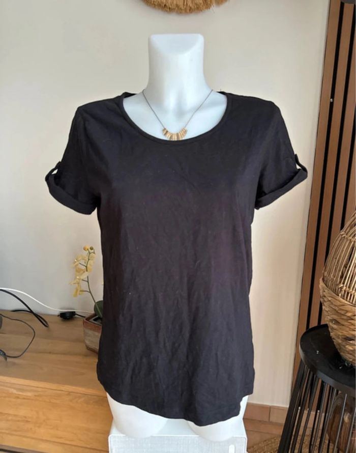 T-shirt noir Zamba