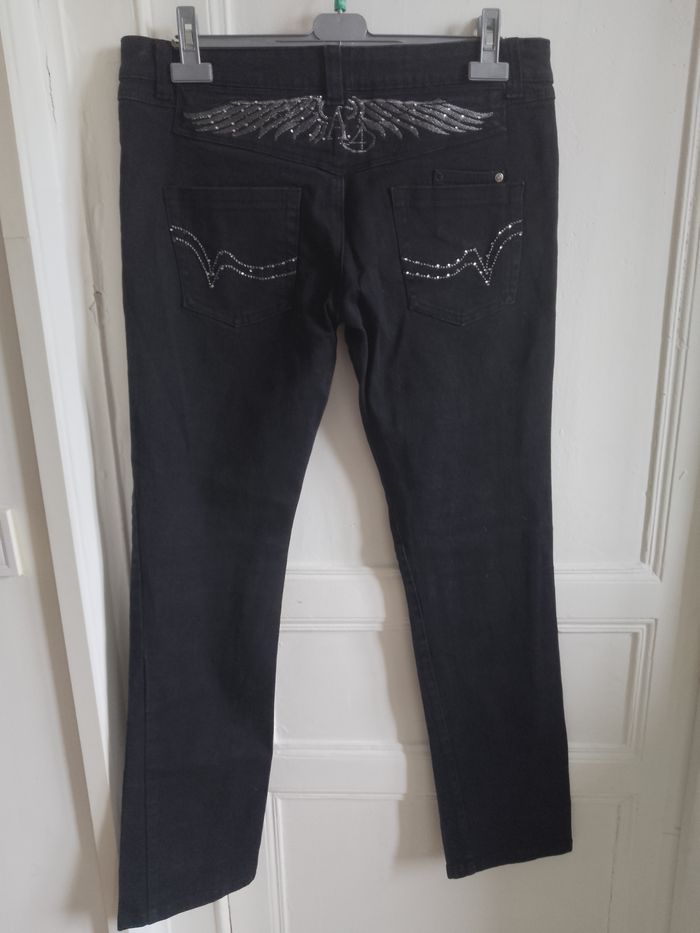 Jeans femme noir Sixte jeans - photo numéro 2