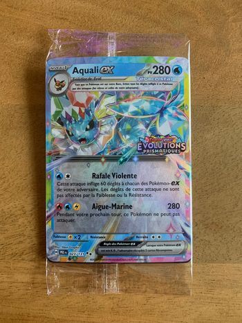 Carte Pokemon Aquali EX 023/131 Stamp 